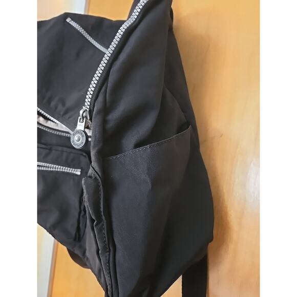 Kipling Large Backpack Purse Bookbag Black Color 12x12x5 - Picture 8 of 8